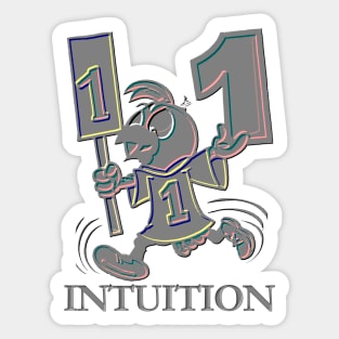 Angel Number 111 INTUITION Sticker